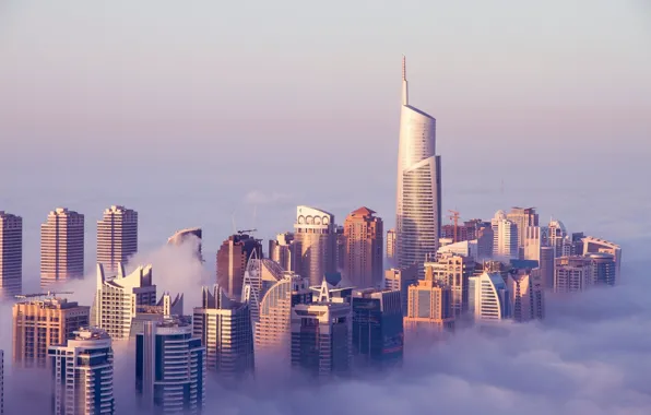 Picture clouds, building, Dubai, Dubai, skyscrapers, UAE, UAE, Jumeirah Lakes Towers, Jumeirah Lakes Towers