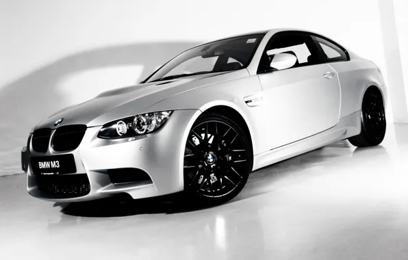 Picture grey, bmw, BMW, coupe, shadow, sports car, drives, coupe, the front, competition edition