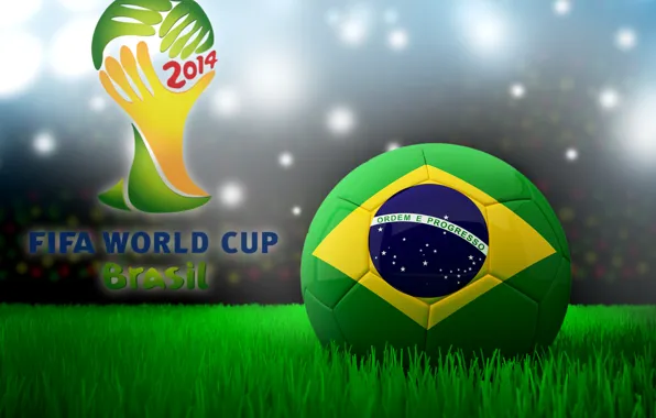 Picture football, the ball, Brazil, football, flag, world Cup, World Cup, Brasil, FIFA, 2014