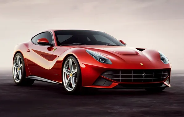 Picture red, supercar, ferrari, Ferrari, the front, beautiful car, f12, berlinetta, Berlinetta, F12