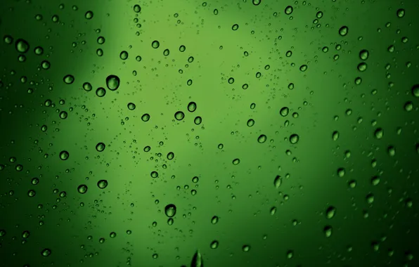 Picture drops, macro, bubbles, texture, green, bubbles, water drops style, green texture