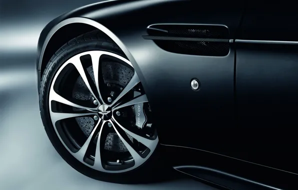 Picture Aston Martin, black, wheel