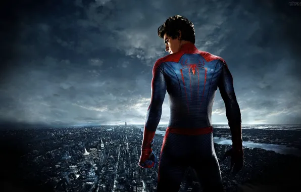 Wallpaper city, new york, Andrew Garfield, the amazing spider man images  for desktop, section фильмы - download