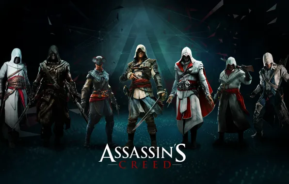 Picture people, killer, Evelyn, Ubisoft, blade, assassin, Altair, Ezio, saber, Connor, Edward Kenway, Assassin's Creed IV: …