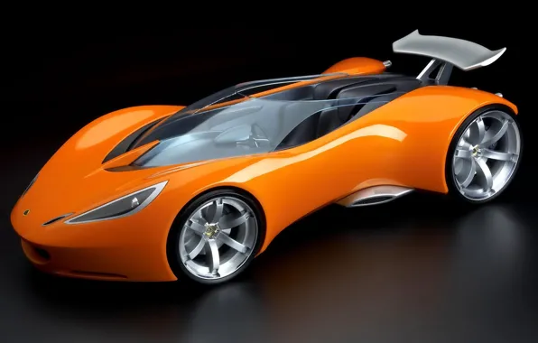 Picture orange, Lotus, Roadster, the concept car, Hot wheels