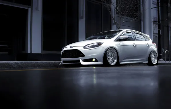 Picture Ford, Focus, Front, Color, White, Wheels, Before, 2015, Garde