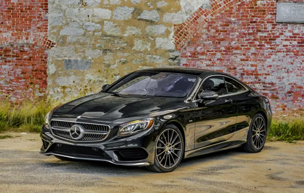 Picture wall, black, Mercedes-Benz, Mercedes, AMG, Black, AMG, 2014, S 550, S-Class, C217