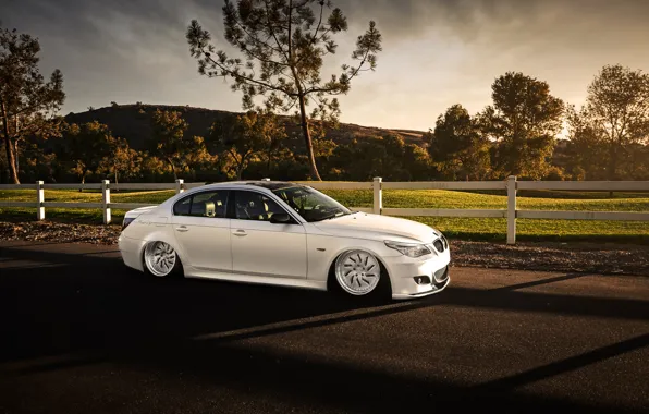 Picture car, bmw, tuning, 5 series, stance