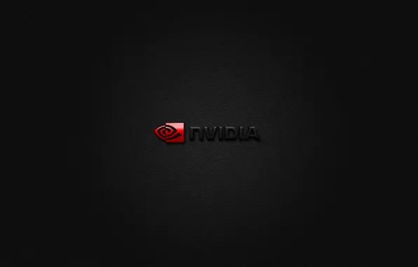 Picture red, logo, Nvidia, brand, balck