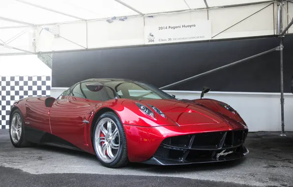 Picture car, red, super, pagani, to huayr