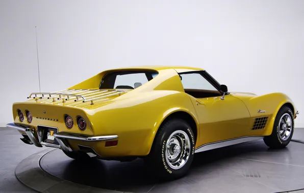 Picture car, Corvette, Chevrolet, retro, 1970, classic, Stingray