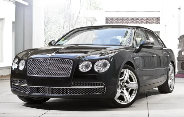Picture car, machine, Bentley, luxury, the front, new, 2013, Flying Spur