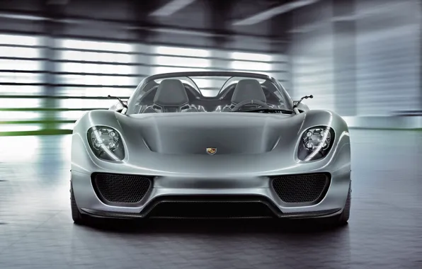 Picture Concept, lights, Porsche, the concept, front view, Spyder, 918