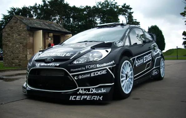 Picture Ford, Black, WRC, Fiesta, Black Editiod