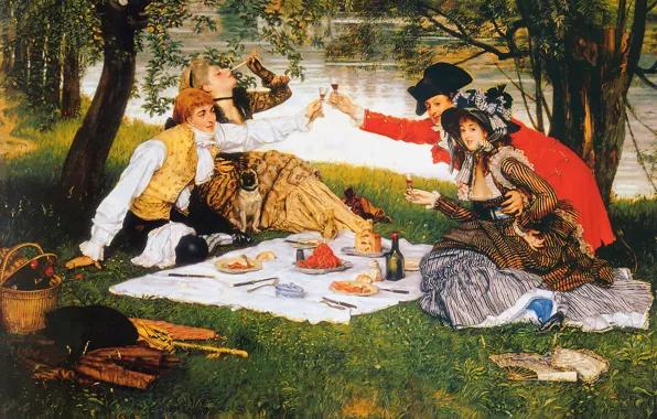 Picture picture, painting, painting, the part carree, Tissot