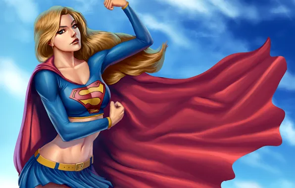 Picture supergirl, superhero, DC Comics, Kara Zor-El, Super girl, kryptonian