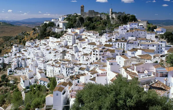 Picture home, fortress, Spain, Casares