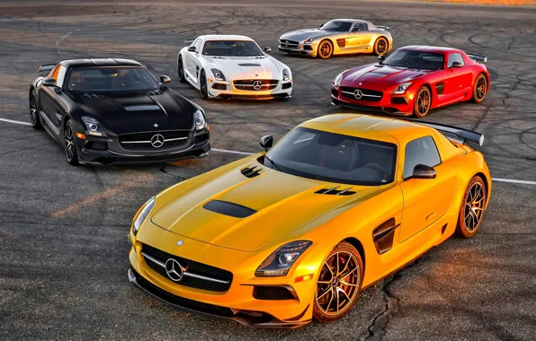 Picture Mercedes-Benz, AMG, SLS, Black Series