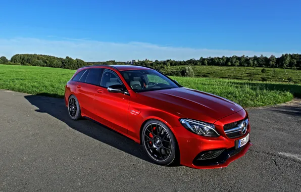 Picture red, Mercedes-Benz, Mercedes, AMG, Wimmer, C-Class, S205