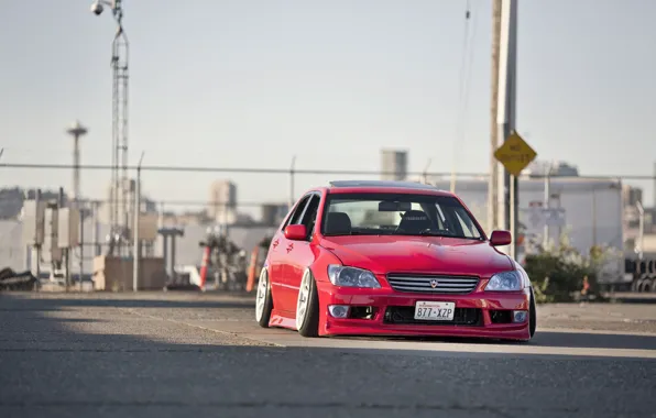 Picture red, Lexus, red, tuning, Lexus, is200