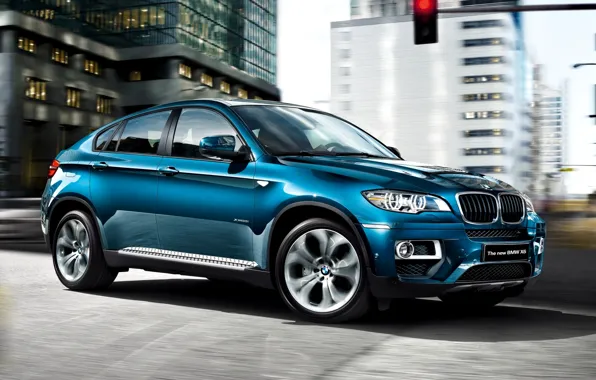 Picture Machine, Blue, BMW, Car, 2012, Car, Bmw X6, Wallpapers, New, Beautiful, Wallpaper, The front, xDrive35i