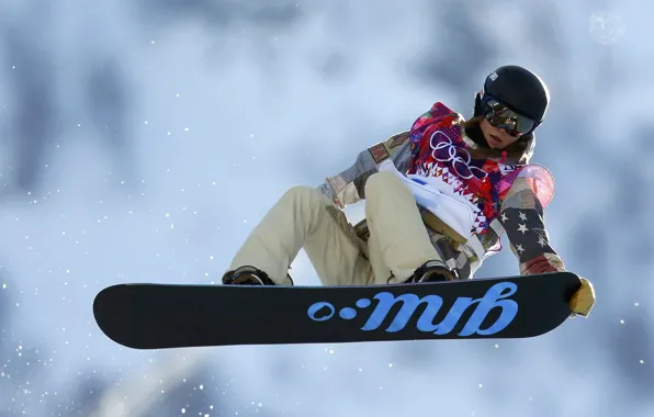 Picture gold medal, American, Sochi 2014, Kaitlyn Farrington, snowboarder
