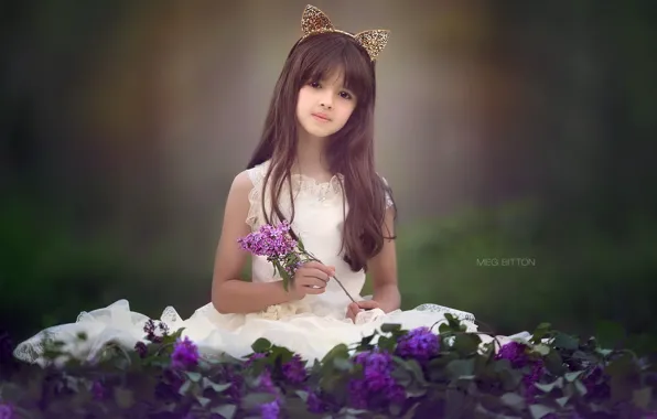 Picture mood, girl, lilac