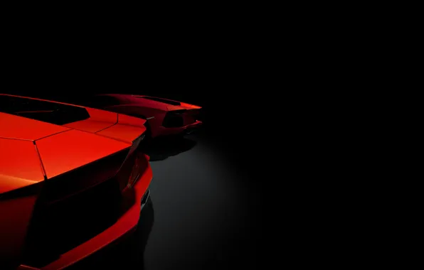 Picture two, Lamborghini, Lamborghini, red, red, ass, Lamborghini, LP700-4, Aventador, Aventador