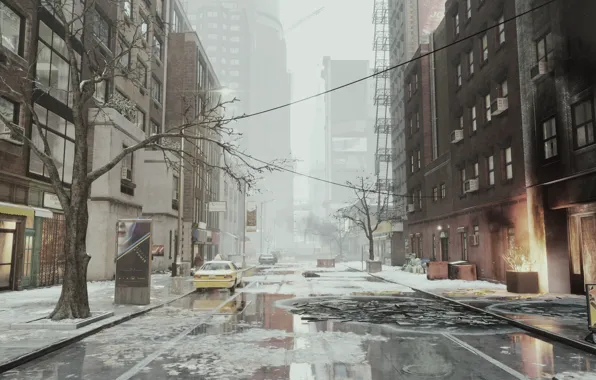 Picture the city, street, Apocalypse, Tom Clancy's, Ubisoft Entertainment, The Division