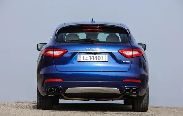 Picture blue, crossover, luxury, Maserati Levante