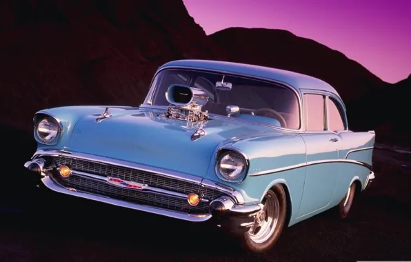 Picture Chevrolet, Bel Air, Coupe