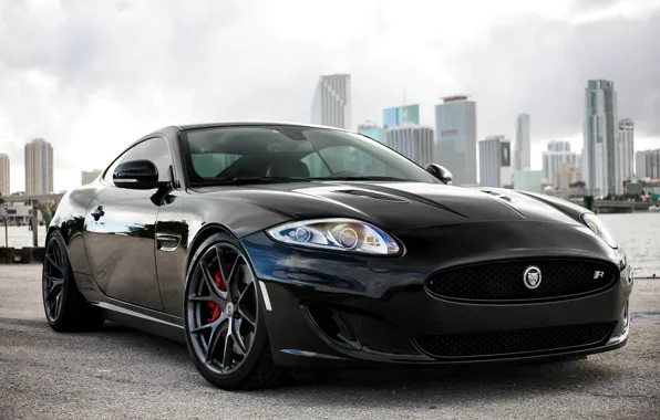 Picture Jaguar, XKR, black, hre