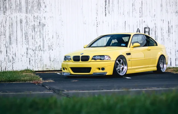 Picture BMW, Yellow, E46