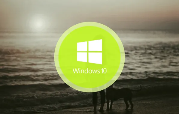 Picture windows, logo, windows 10