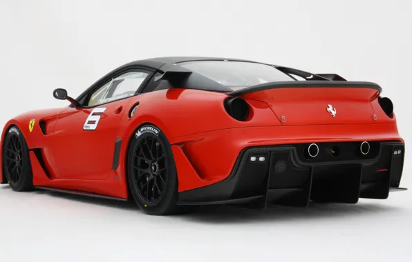 Picture Ferrari, Red, Racing, 599XX