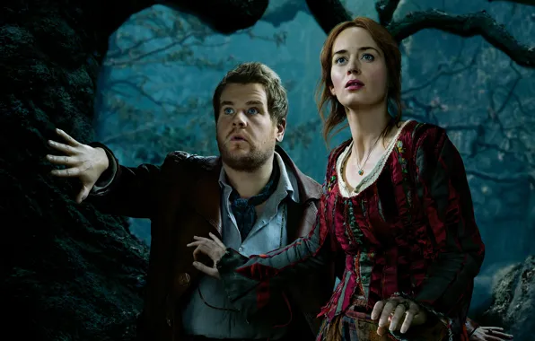 Picture fantasy, Emily Blunt, The farther into the forest, the musical, Into the Woods, James Corden, …