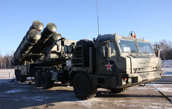 Picture system, complex, S-400, anti-aircraft, Russian, rocket, range, large and medium, (SAM), "Triumph", anti-aircraft missile