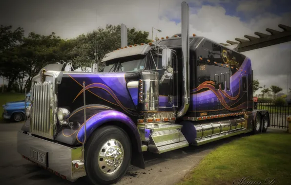 Picture HDR, truck, Kenworth