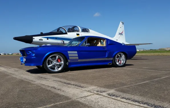 Picture mustang, ford, blue, boss