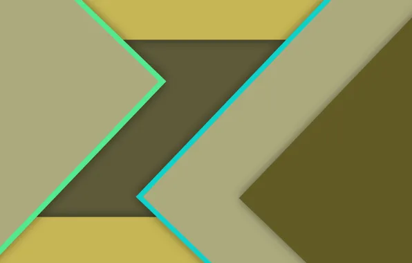 Picture line, yellow, green, grey, geometry, design, color, material