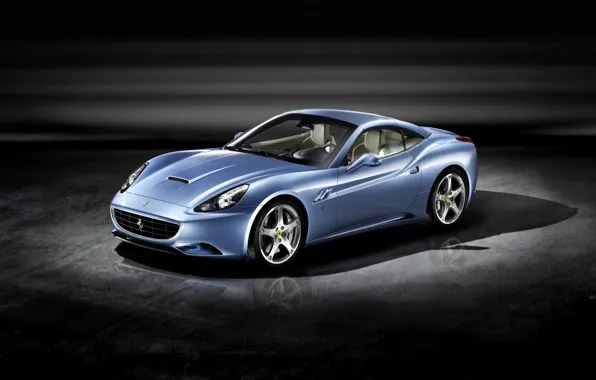 Picture blue, Ferrari, california