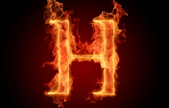 Picture fire, flame, letter, alphabet