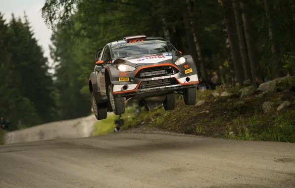 Picture Ford, Jump, WRC, Rally, Fiesta, Kubica