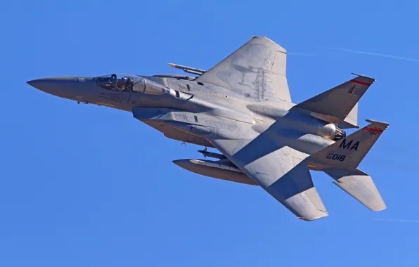 Picture weapons, the plane, F-15C