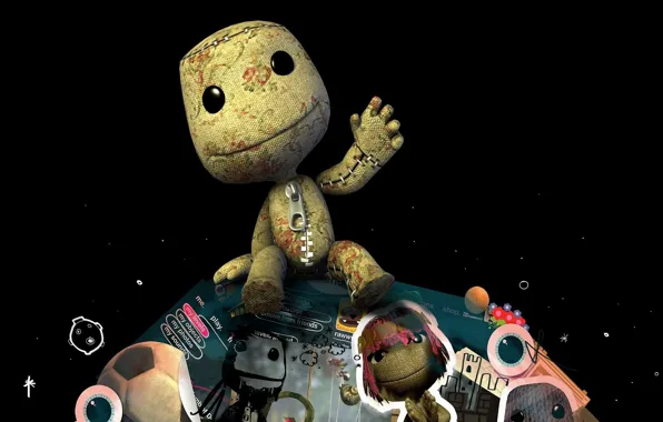 Picture the game, planet, large, game, Little Big Planet, little, computer games, sackboy, video games, pc …