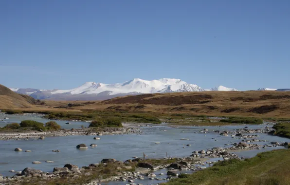 Picture mountains, Altay, the Ukok plateau
