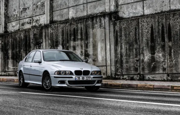 Picture BMW, silver, silver, E39, 528i