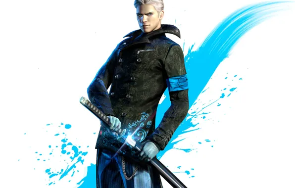 Picture katana, DMC, game wallpapers, Devil may cry 5, Virgil