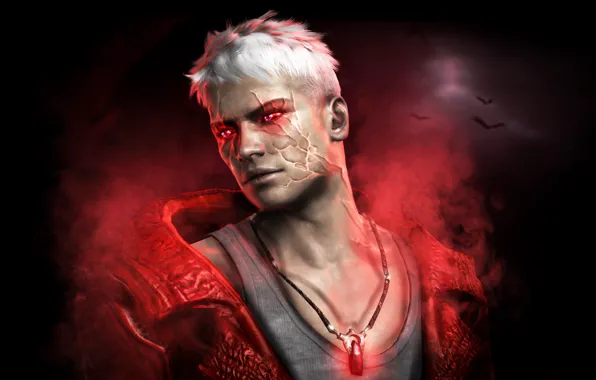 Picture the game, white hair, devil may cry, dmc