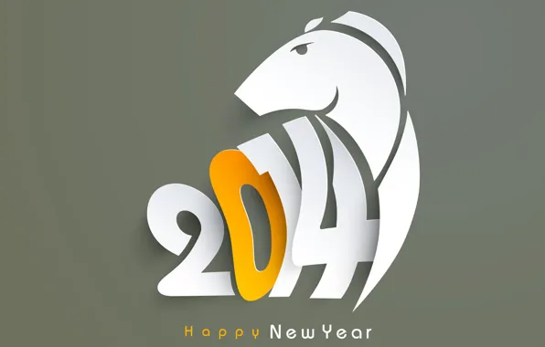 Picture BACKGROUND, HORSE, YEAR, FIGURES, 2014, DATE